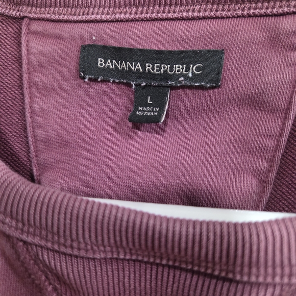 Banana Republic Plum Crewneck Sweatshirt. Unisex Size Large - Picture 5 of 5